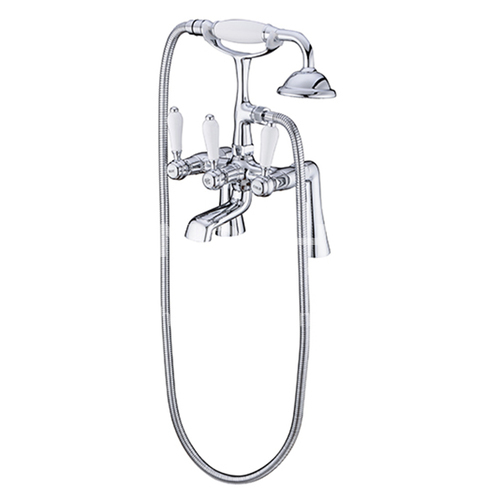 Bathtub Faucet Cylinder Side Copper Hot and Cold Bathroom Shower Set KSH-SS-0009-1